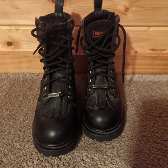 Harley Davidson combat boots - Picture 3 of 5